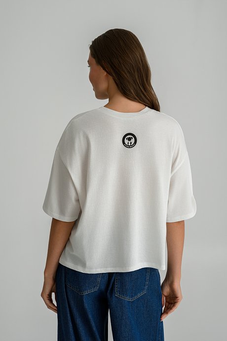 Oversized t-shirt με τύπωμα