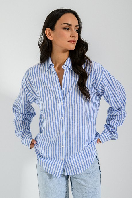 Linen striped shirt