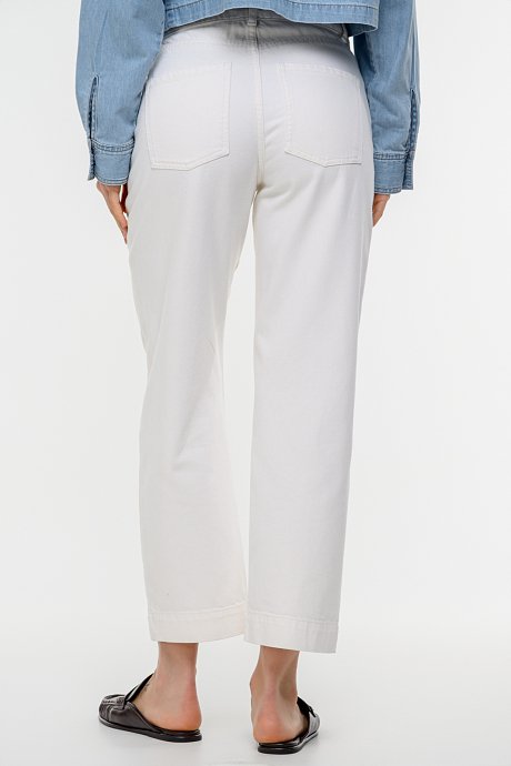 Straight leg denim