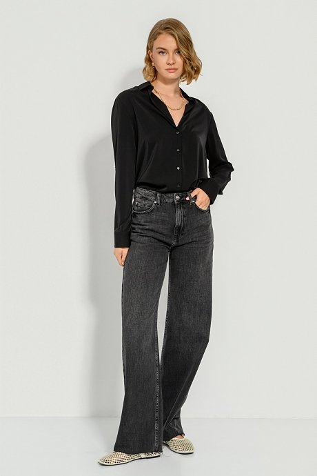 Wide leg ντένιμ