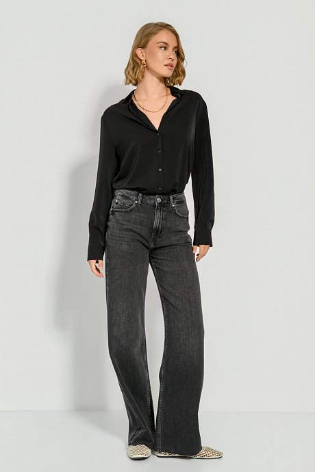 Wide leg ντένιμ