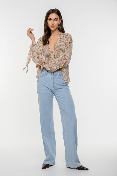 Wide leg ντένιμ