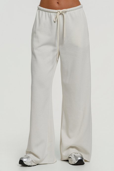 Φούτερ παντελόνι φόρμα wide leg