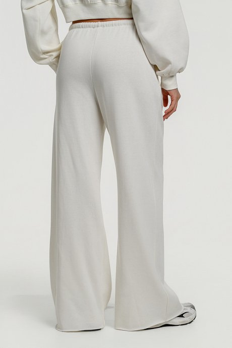 Φούτερ παντελόνι φόρμα wide leg