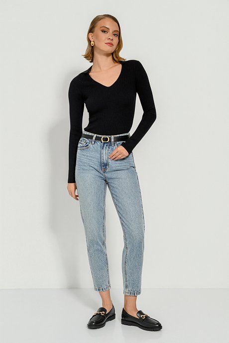 Mom fit ντένιμ