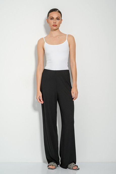 Wide leg παντελόνα