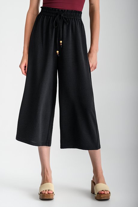 Cullote trousers with cord details