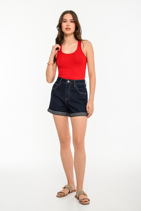 Mom fit ντένιμ σορτς