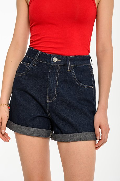 Mom fit ντένιμ σορτς