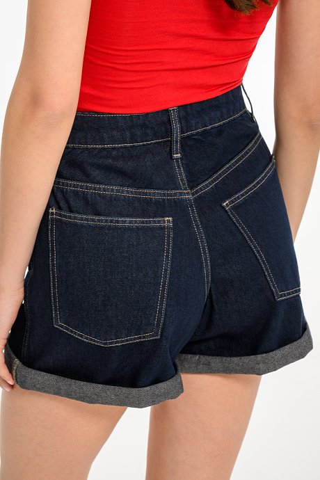 Mom fit ντένιμ σορτς