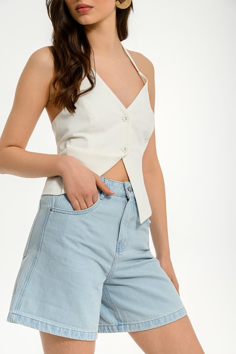 Mom fit ντένιμ σορτς