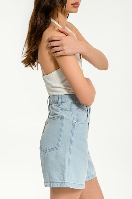 Mom fit ντένιμ σορτς