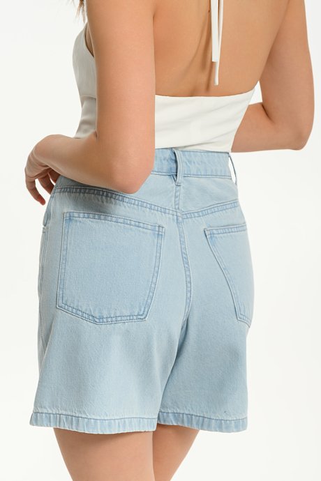 Mom fit ντένιμ σορτς