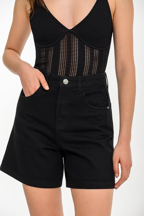 Mom fit ντένιμ σορτς