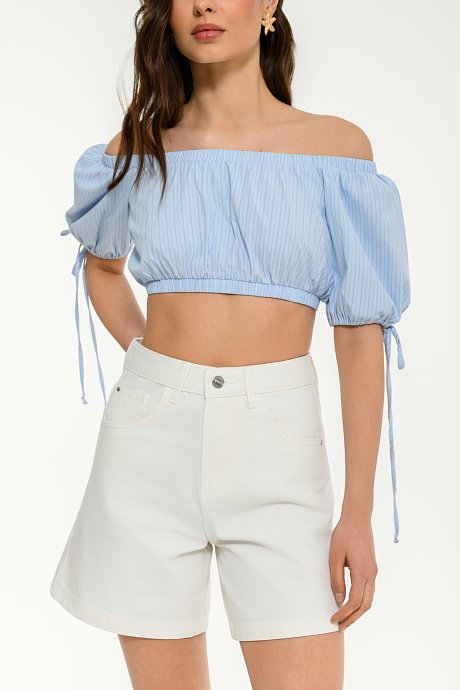 Mom fit ντένιμ σορτς