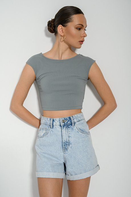 Mom fit ντένιμ σορτς