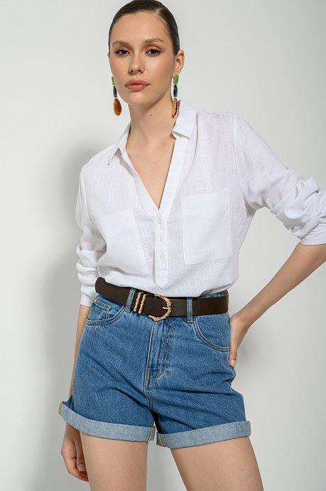 Mom fit ντένιμ σορτς