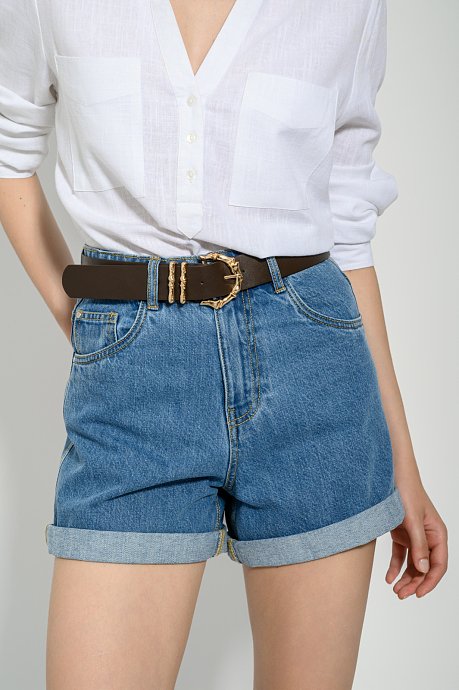 Mom fit ντένιμ σορτς