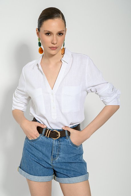 Mom fit ντένιμ σορτς