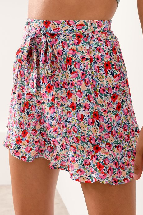 Floral printed shorts