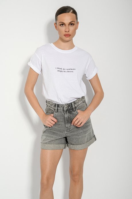 Mom fit ντένιμ σορτς