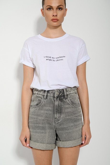 Mom fit ντένιμ σορτς