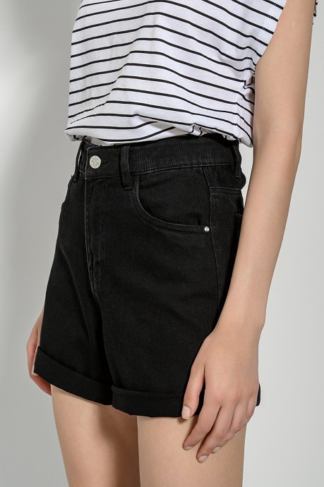 Mom fit ντένιμ σορτς
