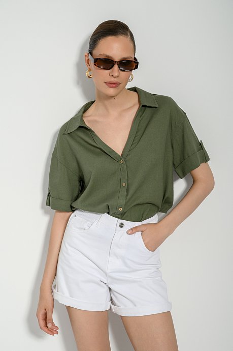 Mom fit ντένιμ σορτς