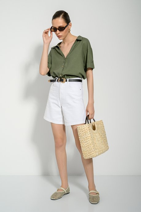 Mom fit ντένιμ σορτς
