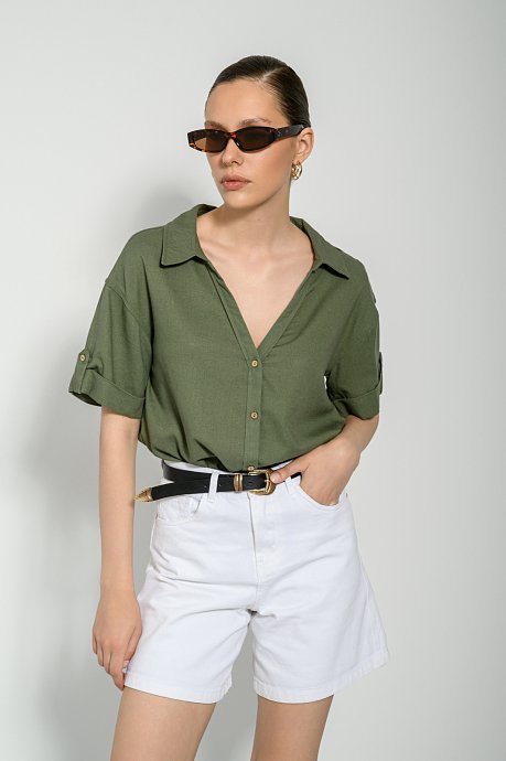 Mom fit ντένιμ σορτς