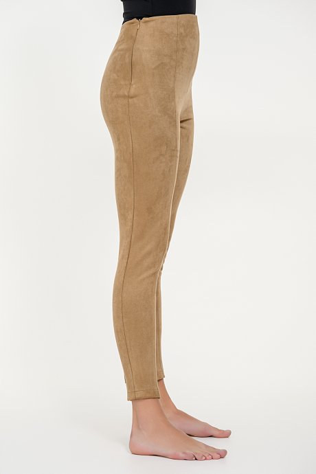 Suede leggings