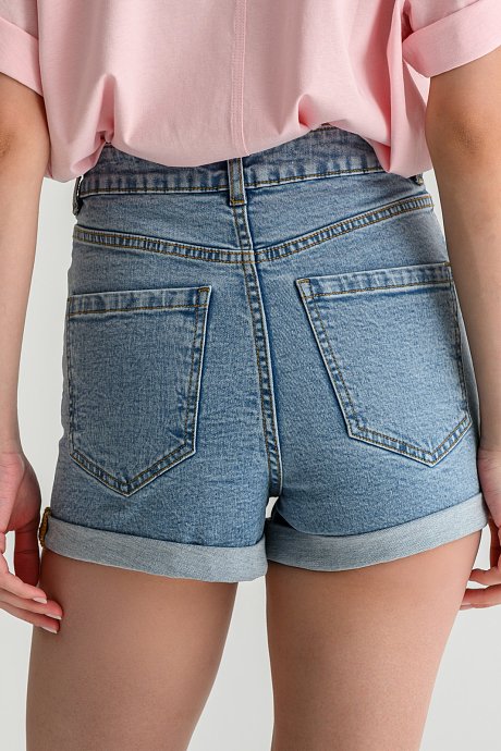 Mom fit ντένιμ σορτς