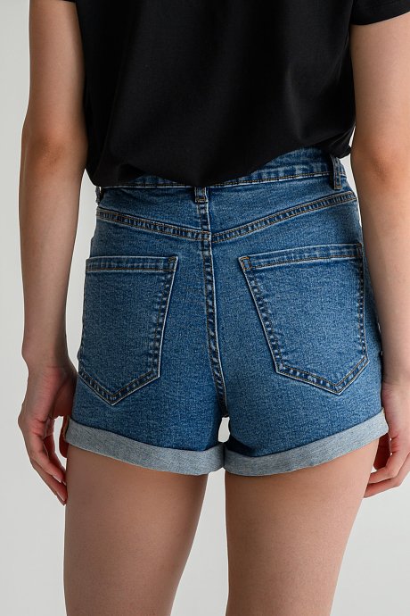 Mom fit ντένιμ σορτς