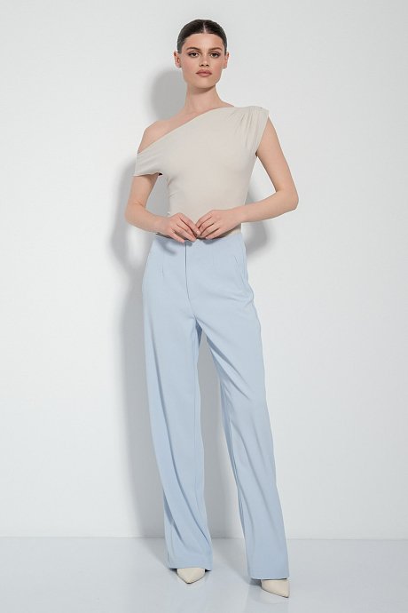Wide leg παντελόνι