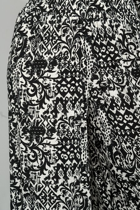 Wide leg παντελόνα με print
