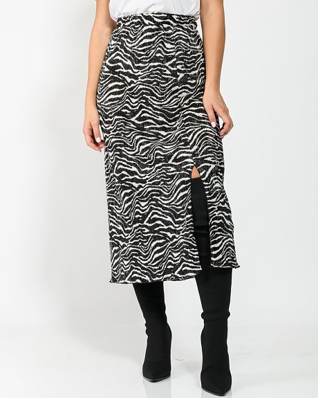 Φούστα με zebra print