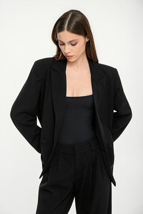 Oversized double breasted blazer