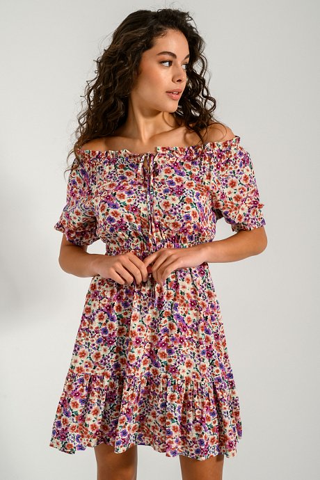 Mini floral dress