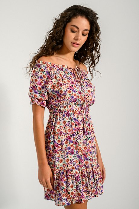 Mini floral dress