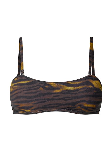 Σουτιέν μπικίνι με animal print