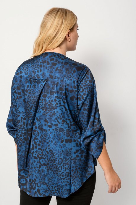 Μπλούζα με leopard print