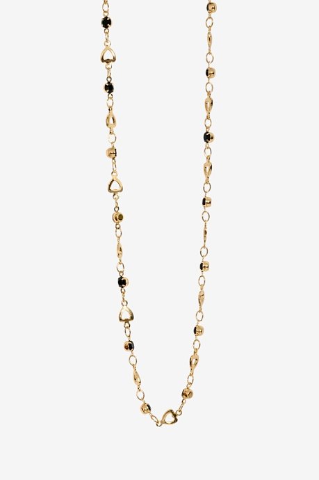 Chain necklace with strass