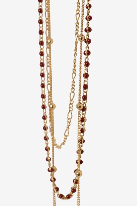 Set of chain necklaces