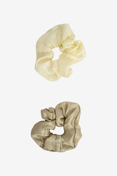 Σετ 2 scrunchies λαστιχάκια μαλλιών