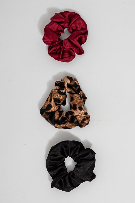 Σετ 3 scrunchies