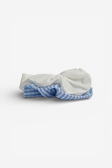 Σετ 2 scrunchies λαστιχάκια μαλλιών