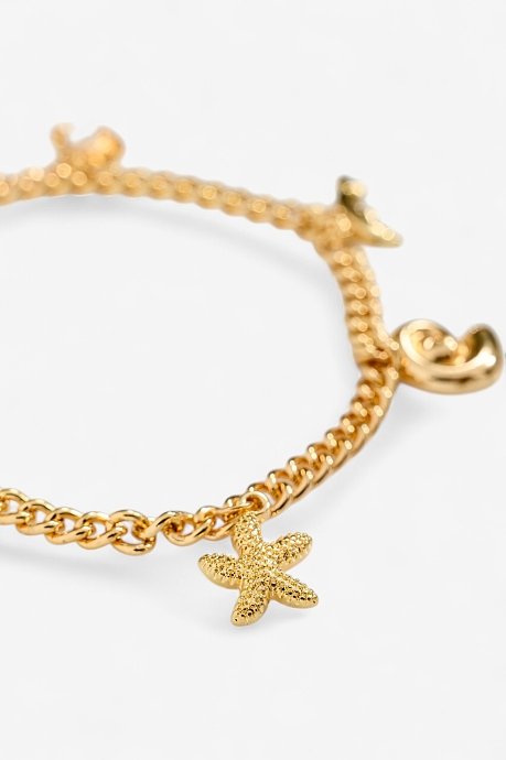 Βραχιόλι αλυσιδα με καλοκαιρινά charms