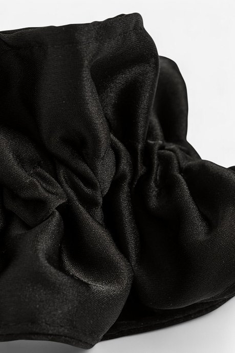 Scrunchie λαστιχάκι μαλλιών με σατινέ υφή