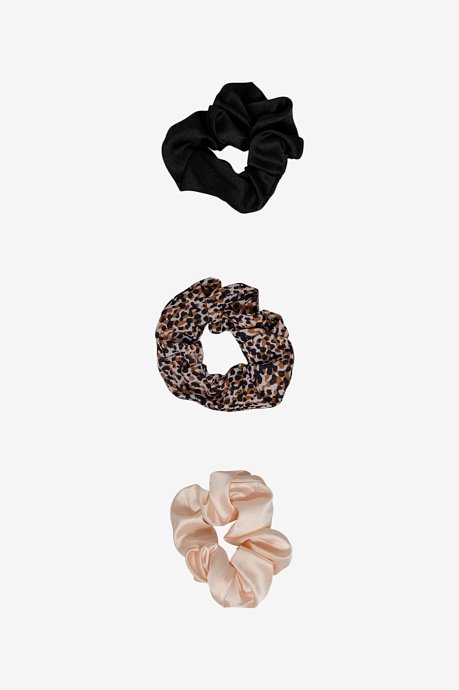 Σετ 3 scrunchies λαστιχάκια μαλλιών