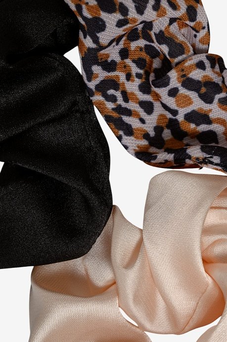 Σετ 3 scrunchies λαστιχάκια μαλλιών